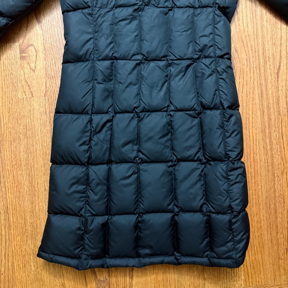 The North Face down quilted parka jacket winter coat in black size XS - Picture 13 of 16